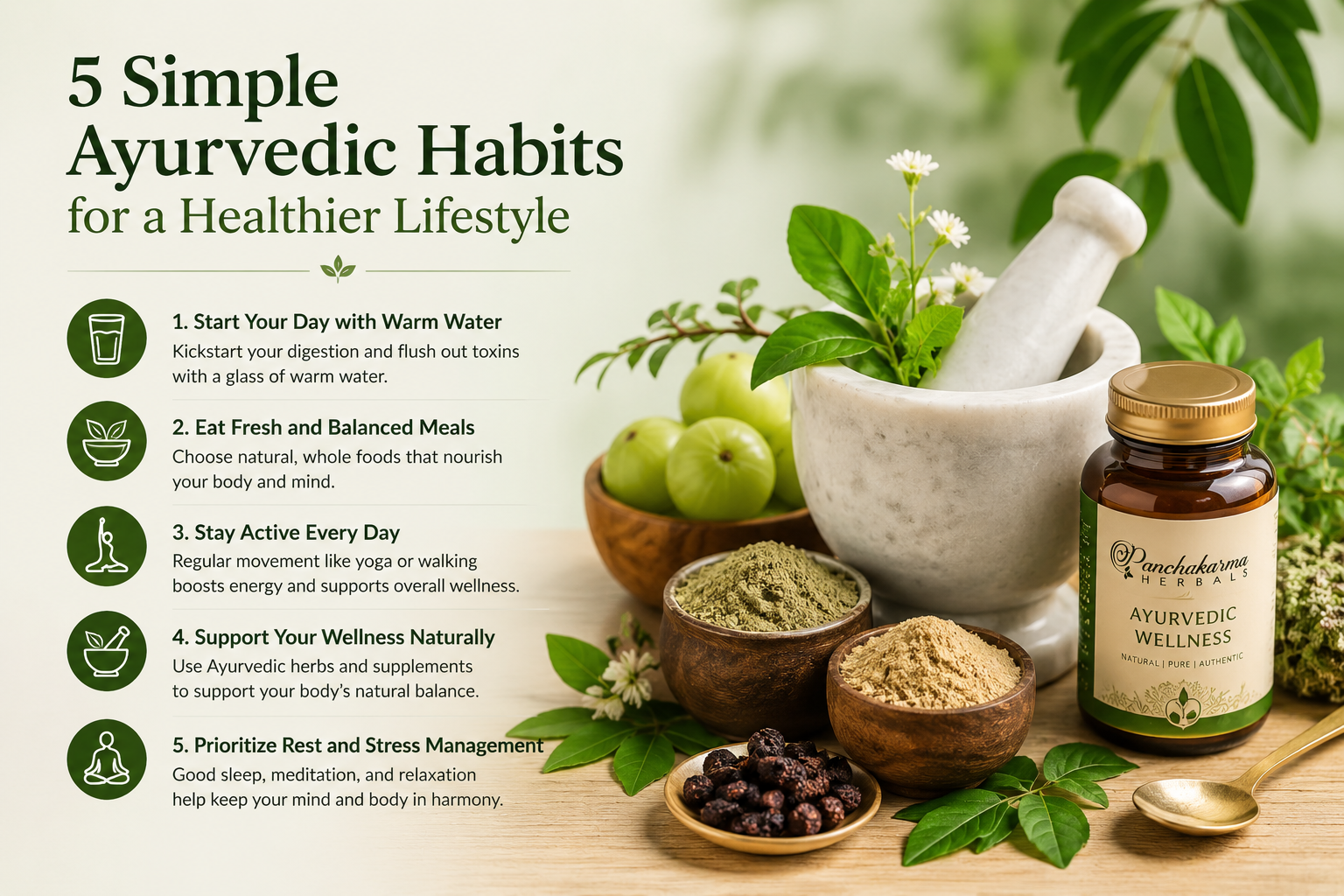5 Simple Ayurvedic Habits for a Healthier Lifestyle