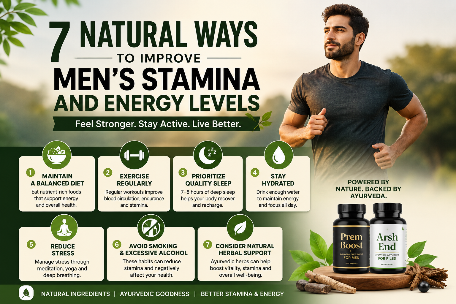 7 Natural Ways to Improve Men's Stamina and Energy Levels
